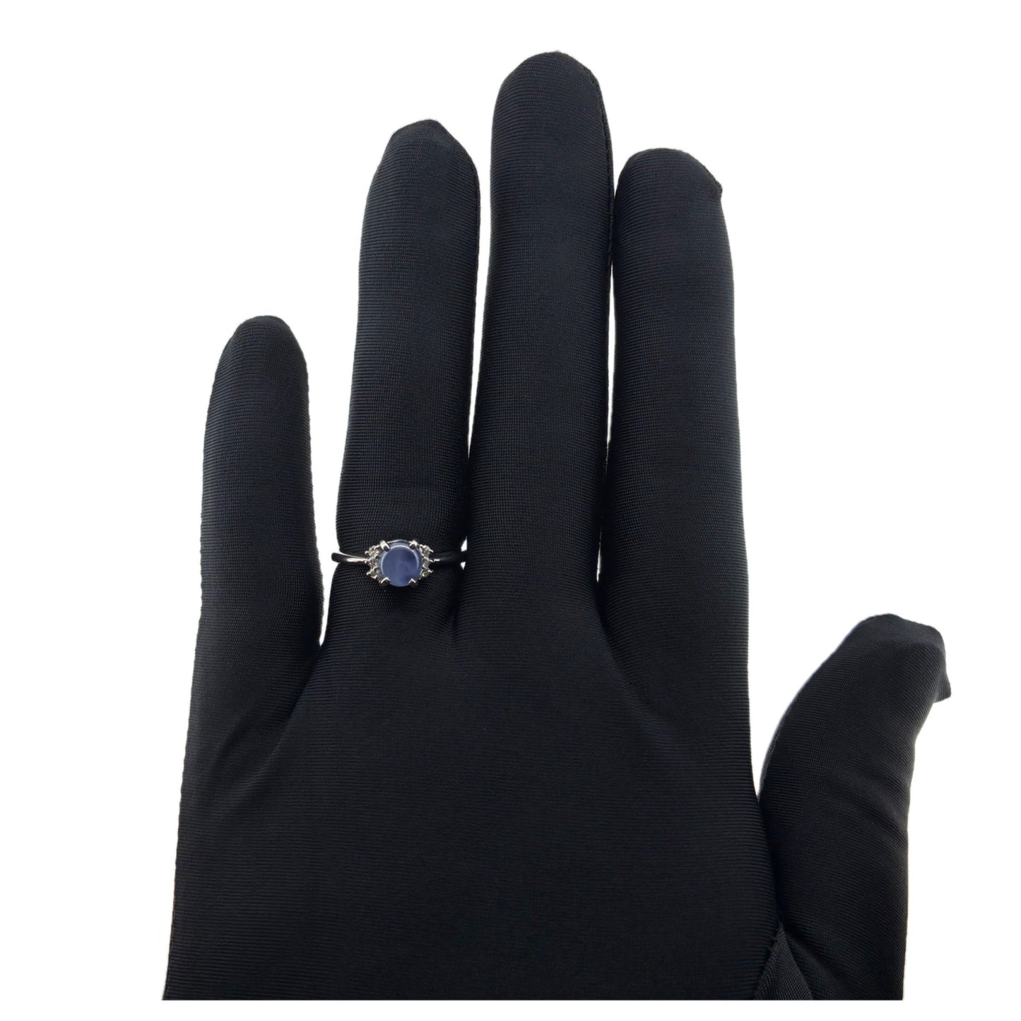 ミャンマー産スターサファイア1.21ct Pt900リング