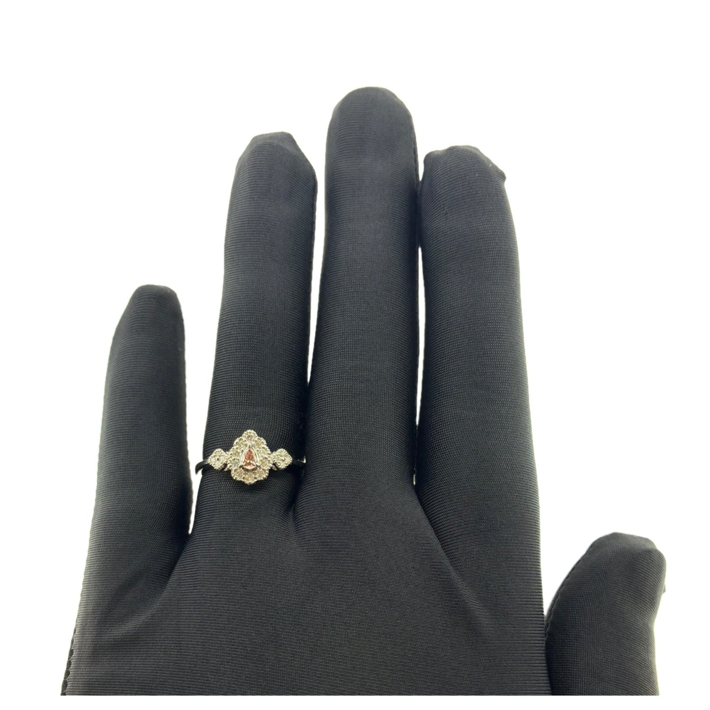 FANCY INTENSE PINK DIAMOND 0.092ct Pt900リング