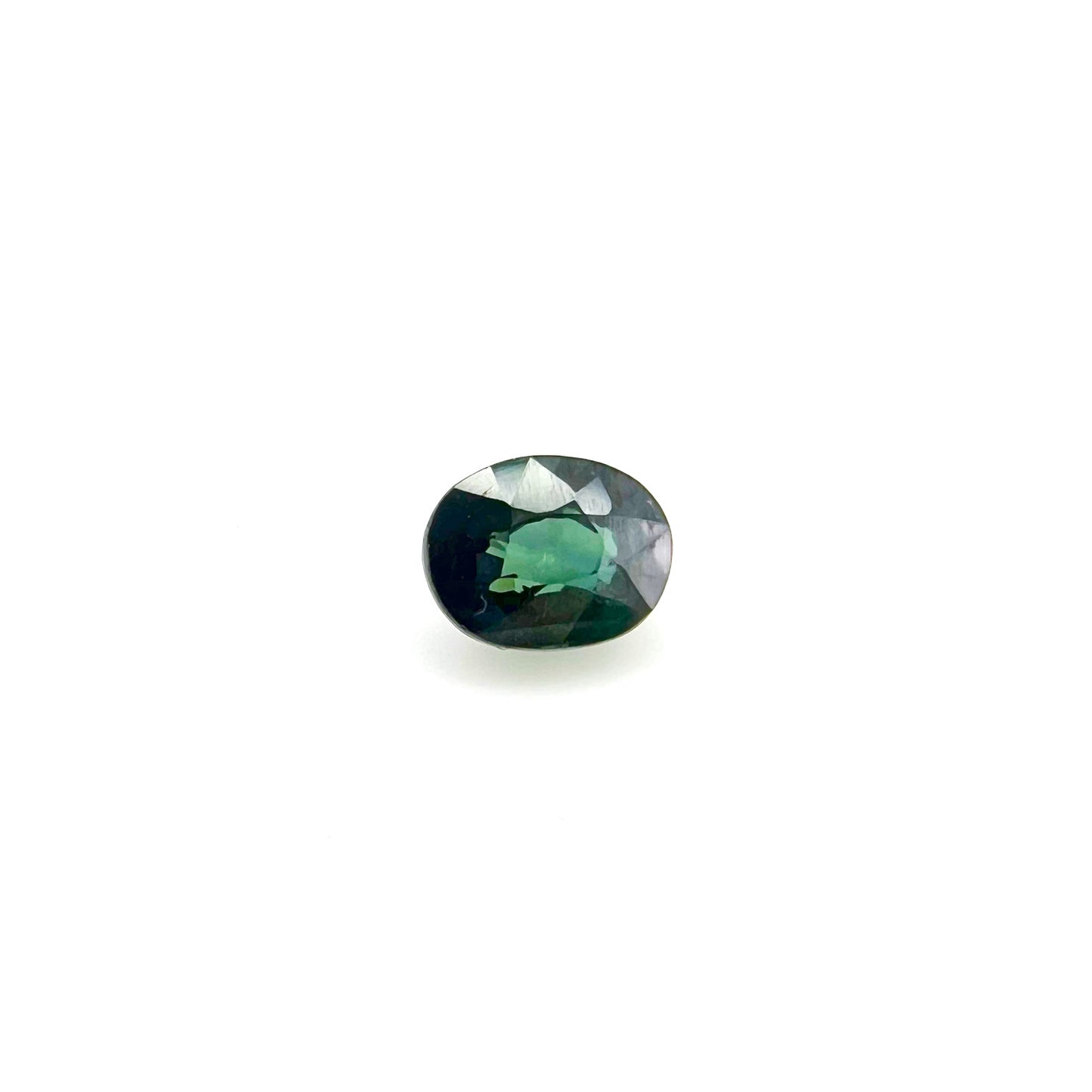 非加熱ブルーグリーンサファイア 0.645ct