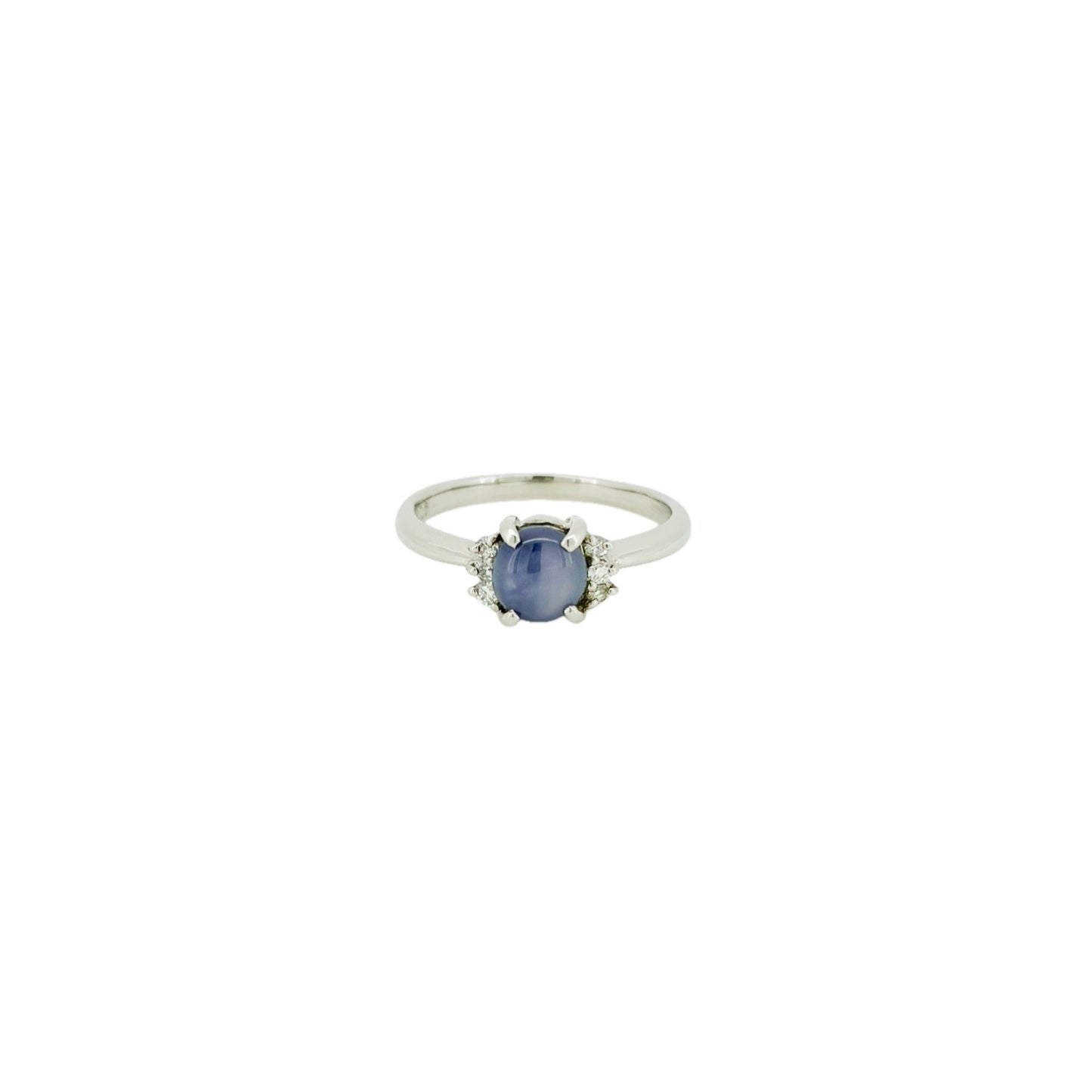 ミャンマー産スターサファイア1.21ct Pt900リング