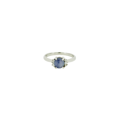 ミャンマー産スターサファイア1.21ct Pt900リング