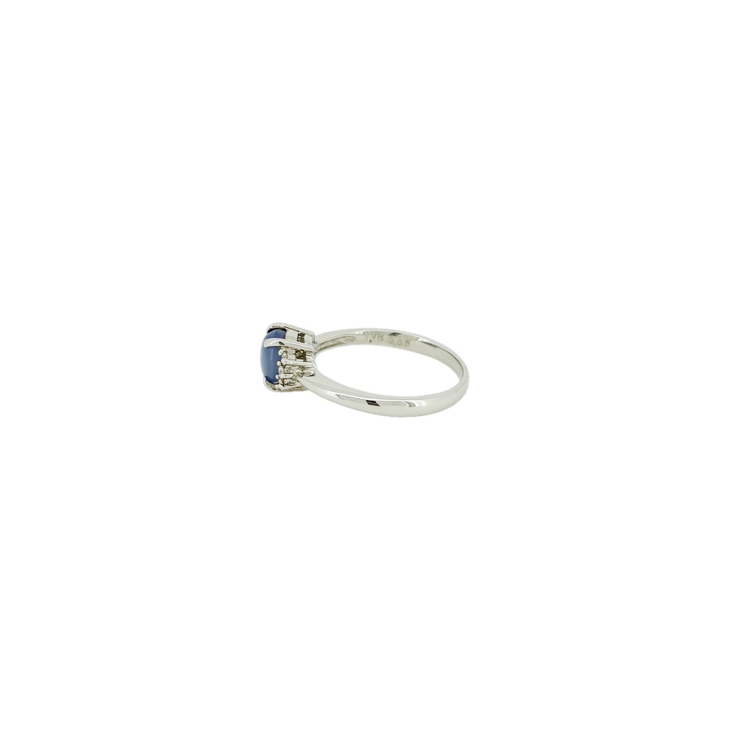 ミャンマー産スターサファイア1.21ct Pt900リング