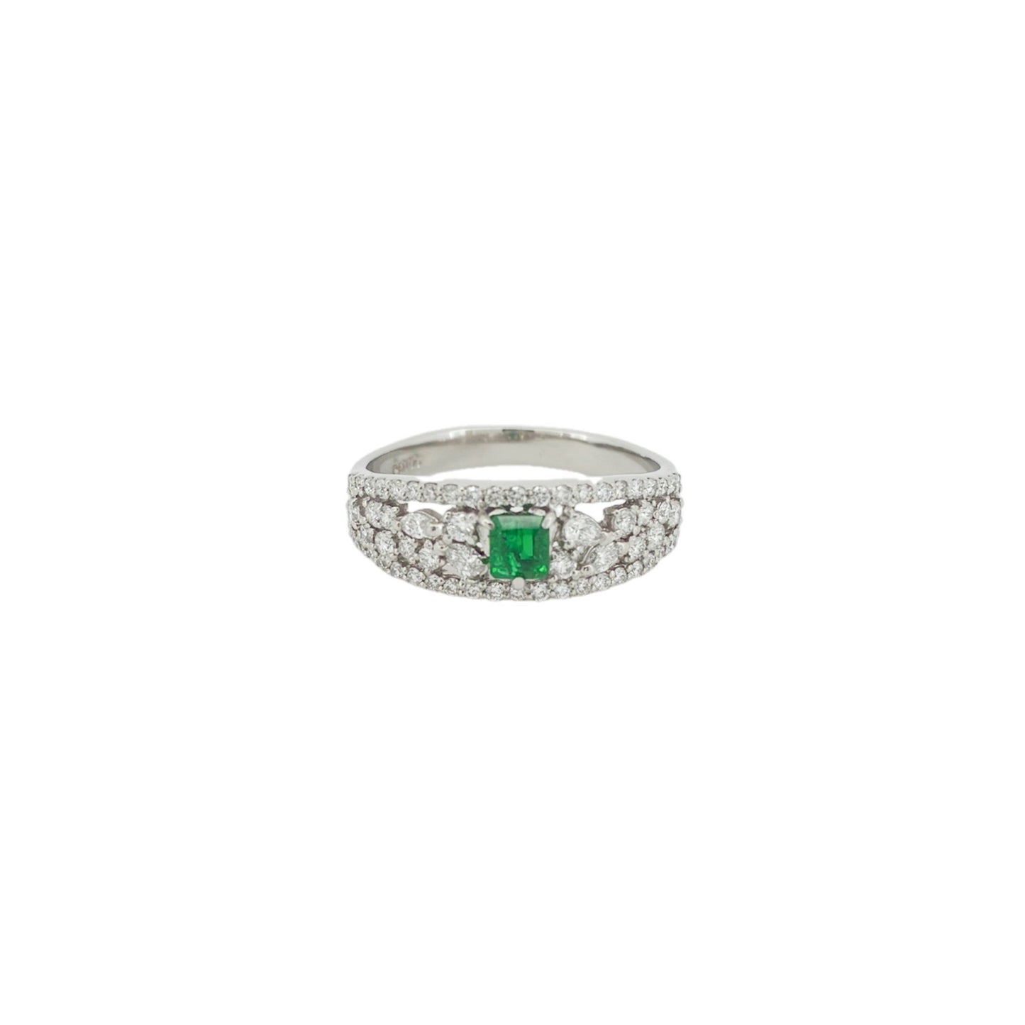 スワート産エメラルド 0.23ct Pt900リング