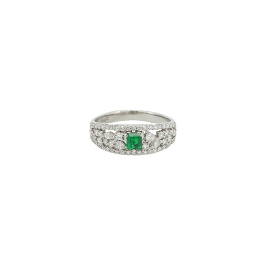 スワート産エメラルド 0.23ct Pt900リング