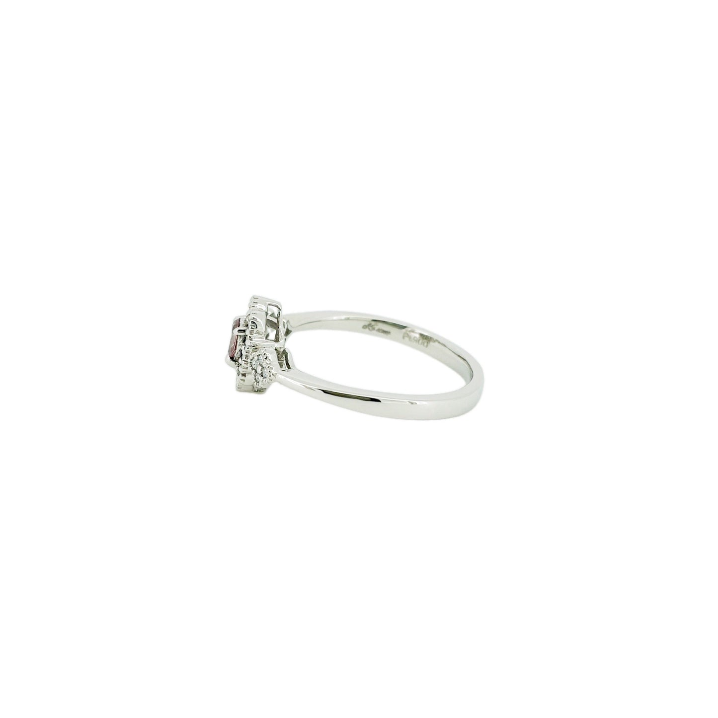 FANCY INTENSE PINK DIAMOND 0.092ct Pt900リング
