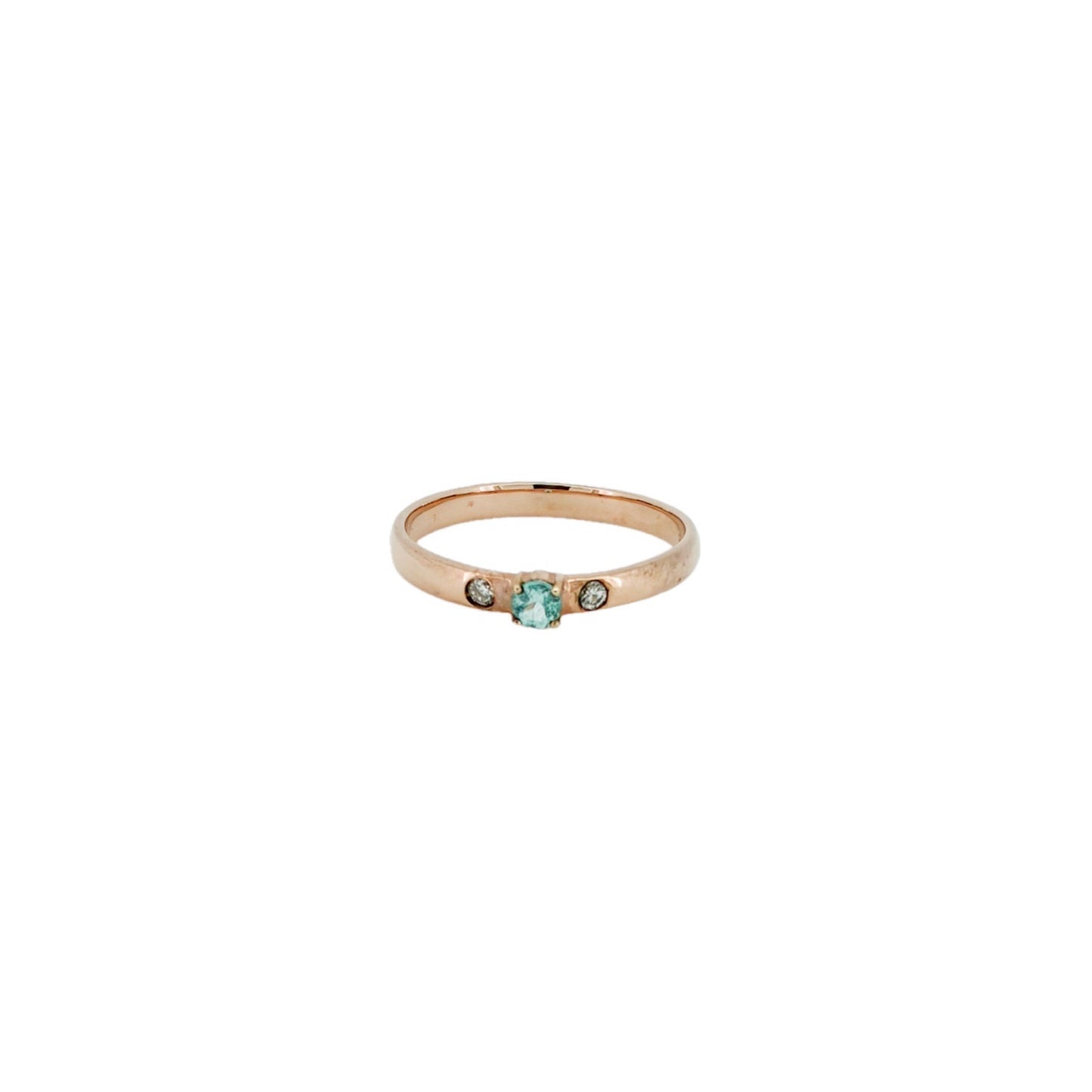 ブラジル産パライバトルマリン0.10ct Pt900リング