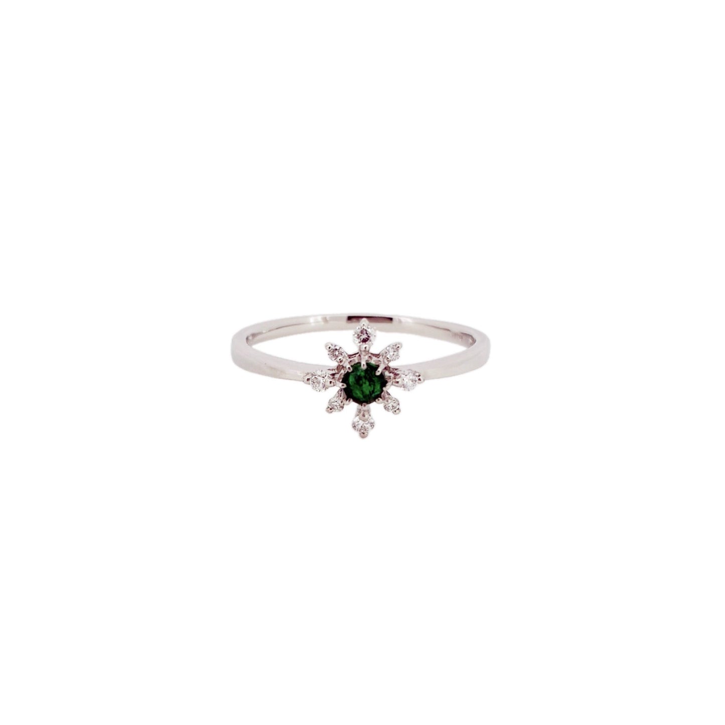 スワート産エメラルド 0.14ct Pt900リング