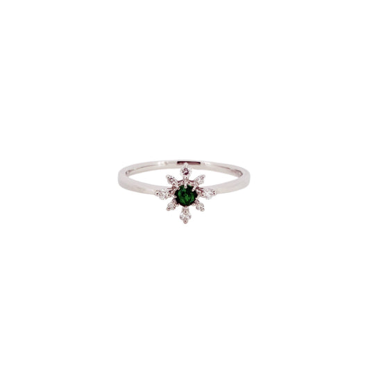 スワート産エメラルド 0.14ct Pt900リング