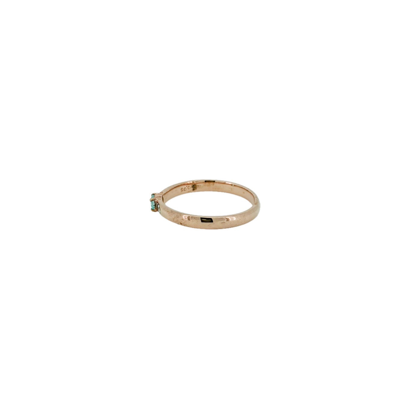 ブラジル産パライバトルマリン0.10ct Pt900リング