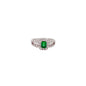 エメラルド0.53ct Pt900リング