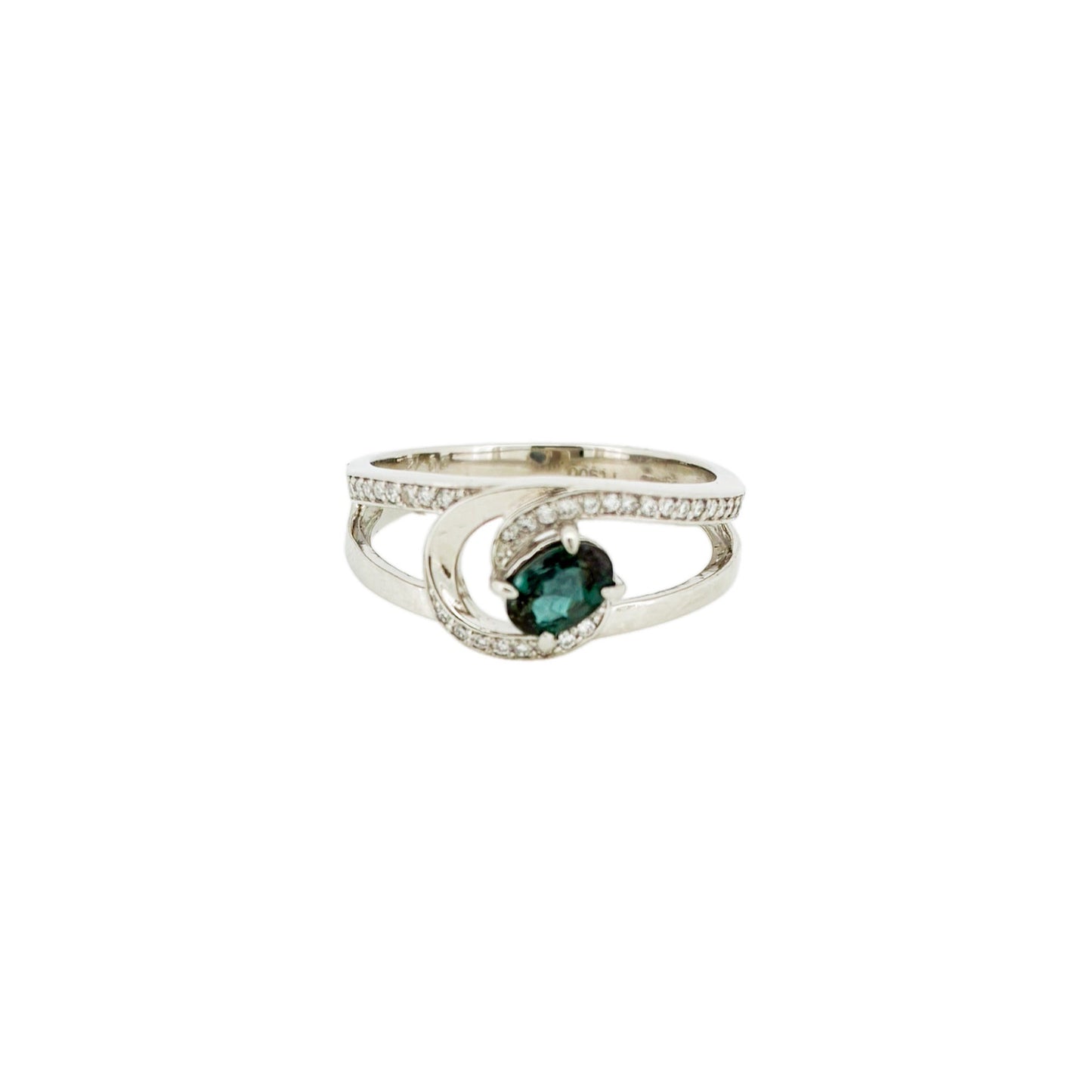 Pt900 アレキサンドライトリング 0.44ct
