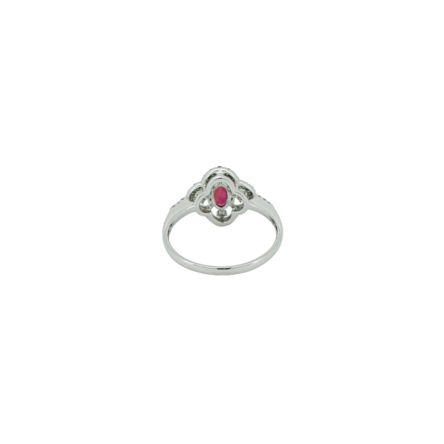 ミャンマー産非加熱ルビー 0.67ct Pt900リング
