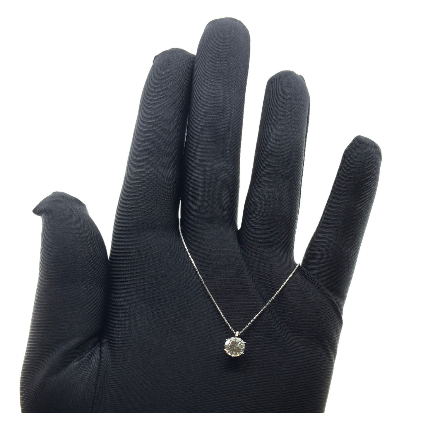 Pt900一粒ダイヤモンド0.63ct ペンダント