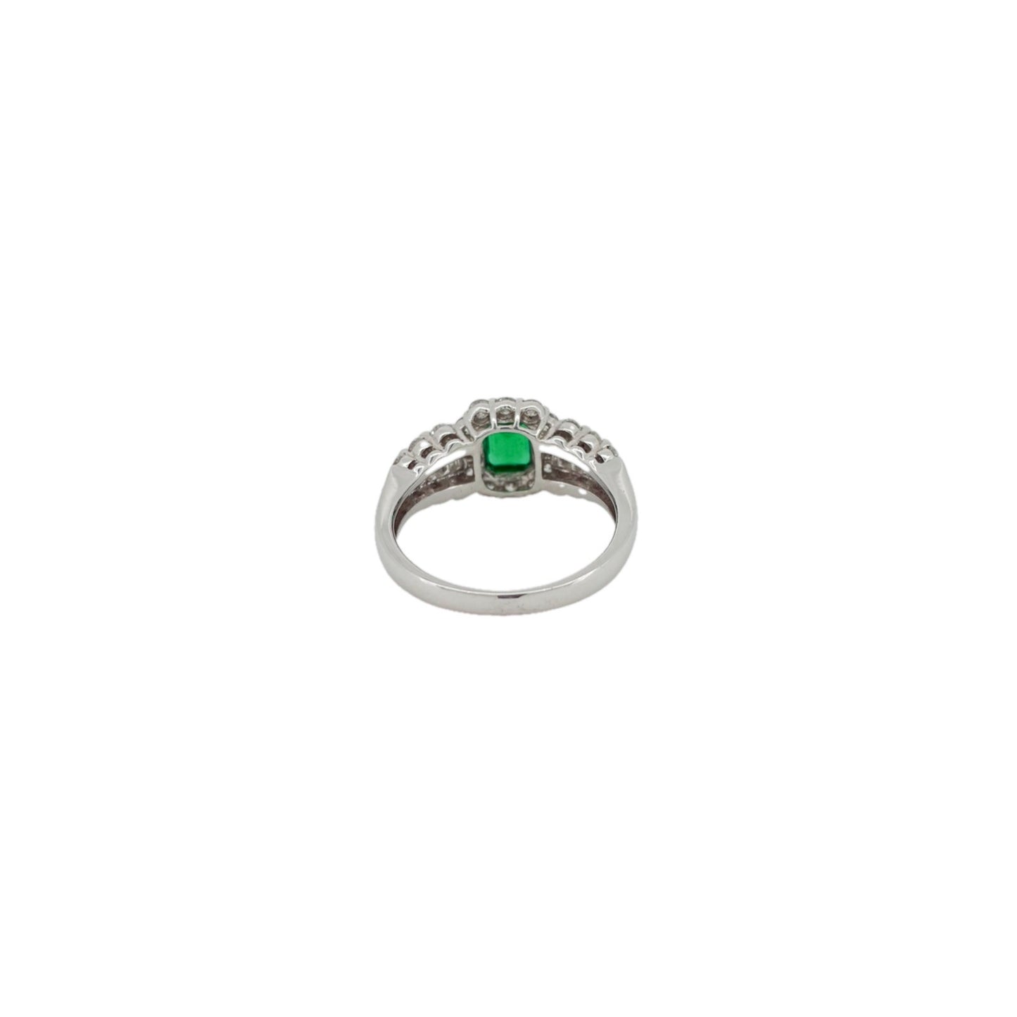 エメラルド0.53ct Pt900リング