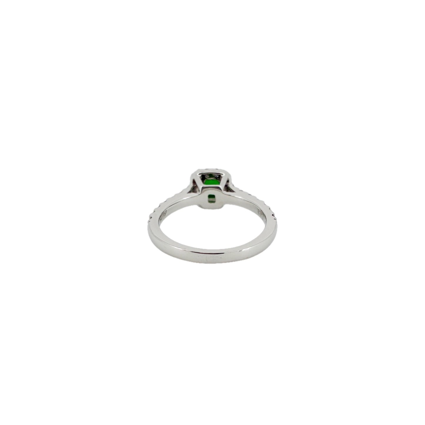 ミャンマー産ろうかん翡翠0.63ct Pt900リング