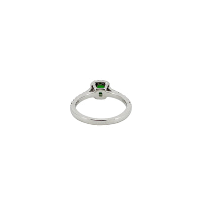 ミャンマー産ろうかん翡翠0.63ct Pt900リング