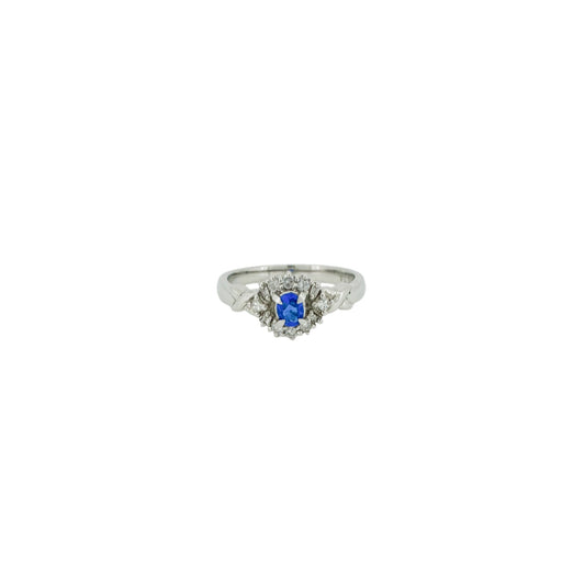 ドイツ産アウイナイト0.14ct Pt900リング