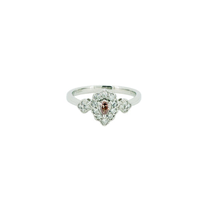 FANCY INTENSE PINK DIAMOND 0.092ct Pt900リング