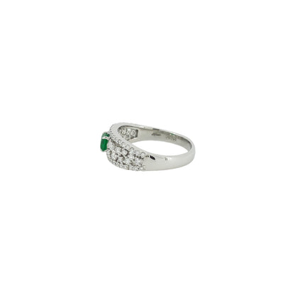 スワート産エメラルド 0.23ct Pt900リング