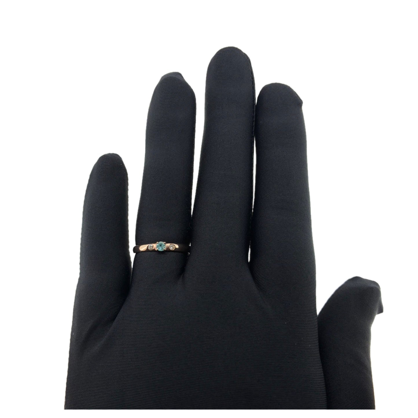 ブラジル産パライバトルマリン0.10ct Pt900リング