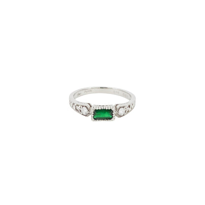 スワート産エメラルド 0.28ct Pt900リング