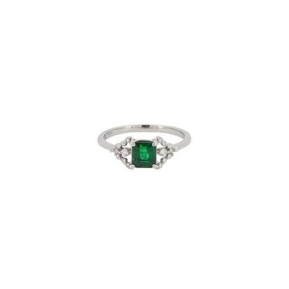 スワート産エメラルド 0.57ct Pt900リング