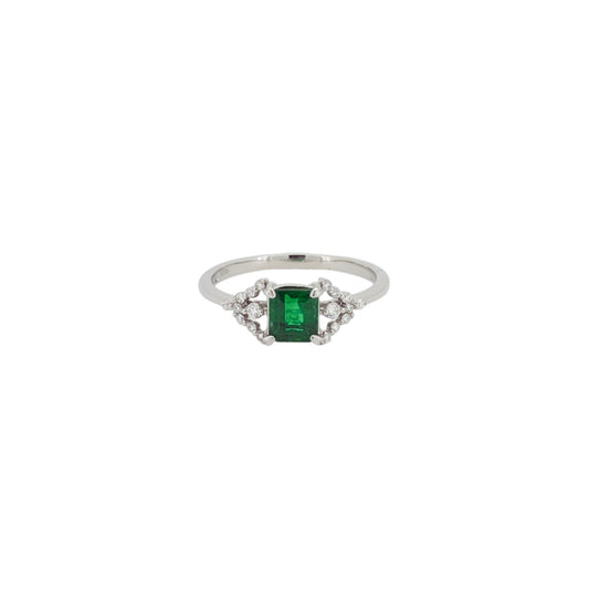 スワート産エメラルド 0.57ct Pt900リング