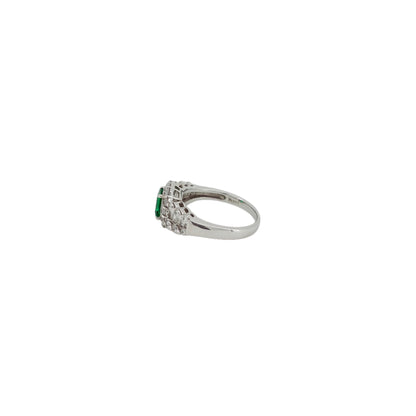 エメラルド0.53ct Pt900リング